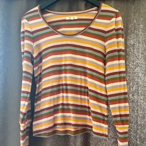 Madewell Rainbow Stripe Sweater